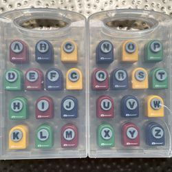 Alphabet Paper Punch Set-with Cases