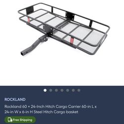Cargo Carrier Tow Hitch 60 X 24 