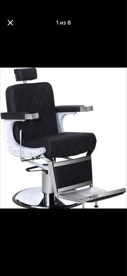 BarberPub Heavy Duty Vintage Barber Chair – Metal Construction – Versatile