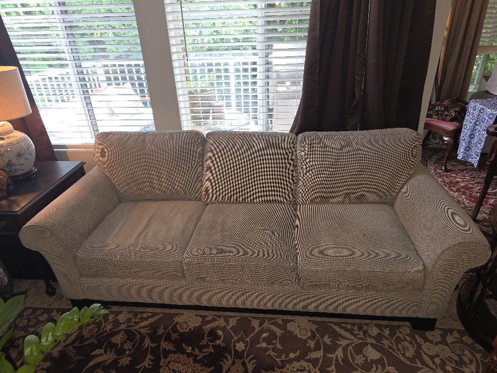 Gently Used Sofa And Loveseat