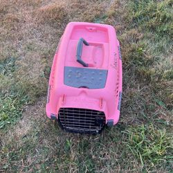 Pink Color Pets Carrying Cage