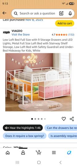 Loft size loft bed frame