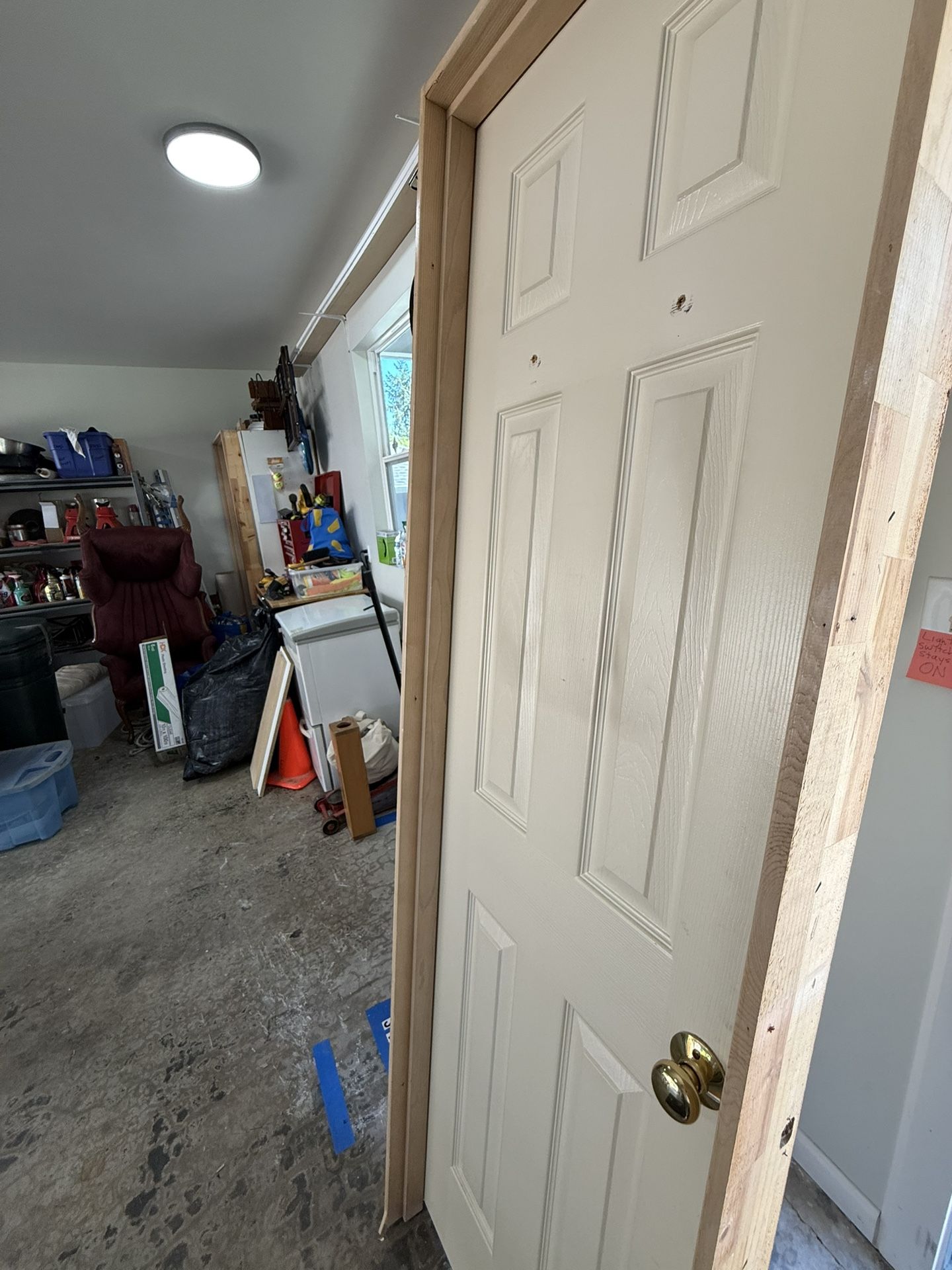 Left Hand Swing 24”x80” Panel Door 