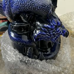 Dragon And Castle Statue - Incense Or Candle 