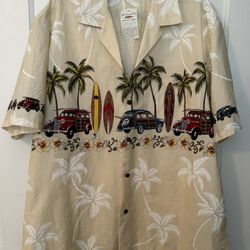 Men’s Woodie Hawaiian Shirt Surf Pacific Legend