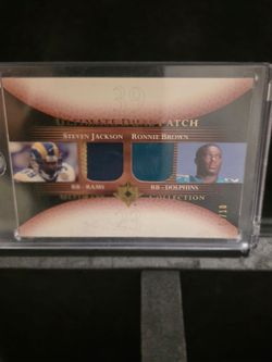 Ultimate Collection Dual Patch Steven Jackson Ronnie Brown /10