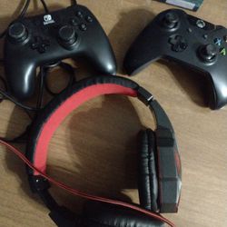 controllers ,headset