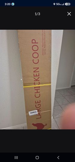 new chicken coop in box
