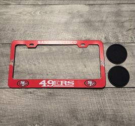 License Plate Frame for 49ers