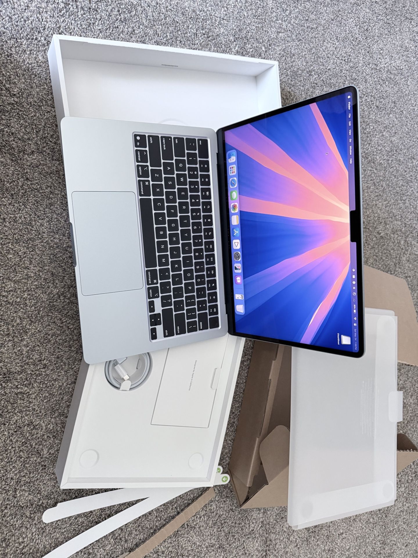 M4 MacBook Air 13inch 16gb Ram 256gb Ssd