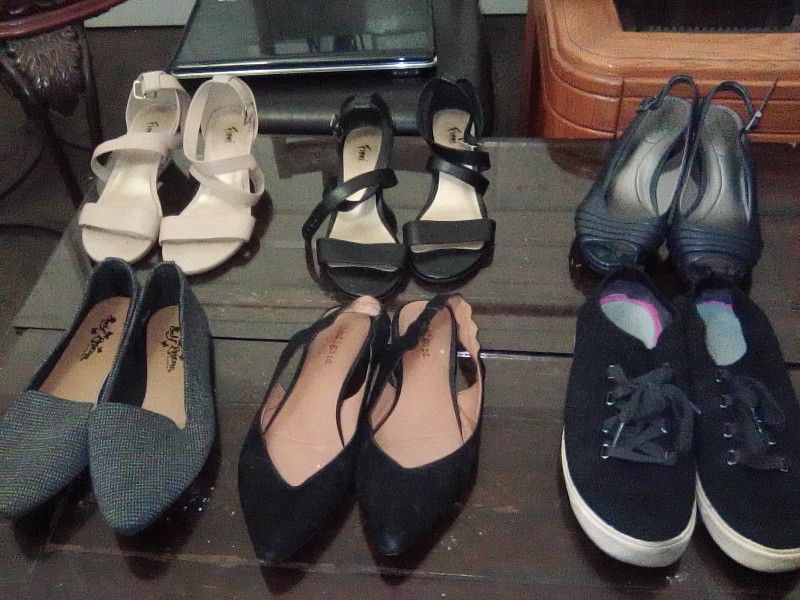 Shoe Lot 6 Pairs Good Condition Sz 6 6.5 7