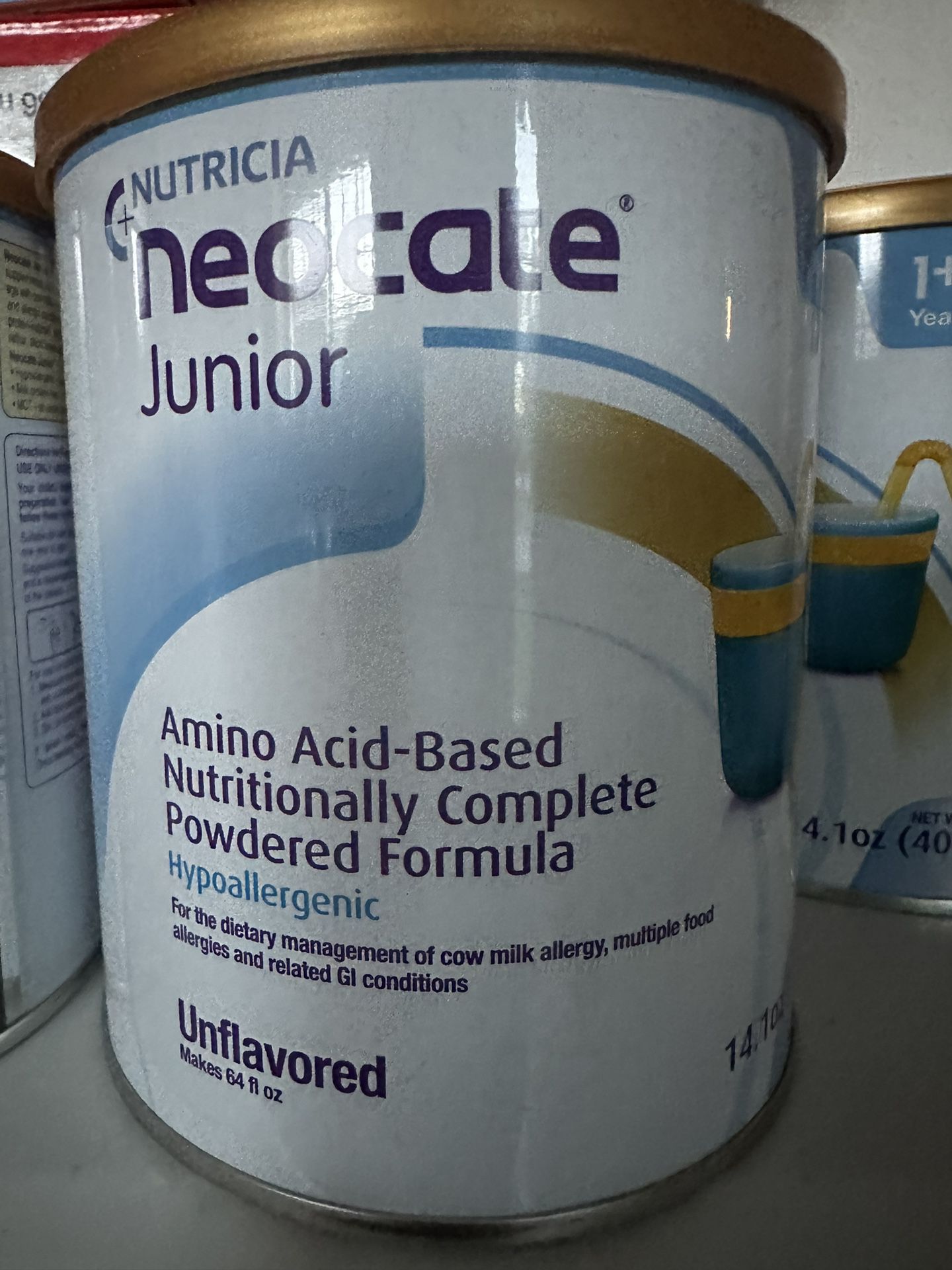 4 Case Neocate Junior Unflavored (16can)