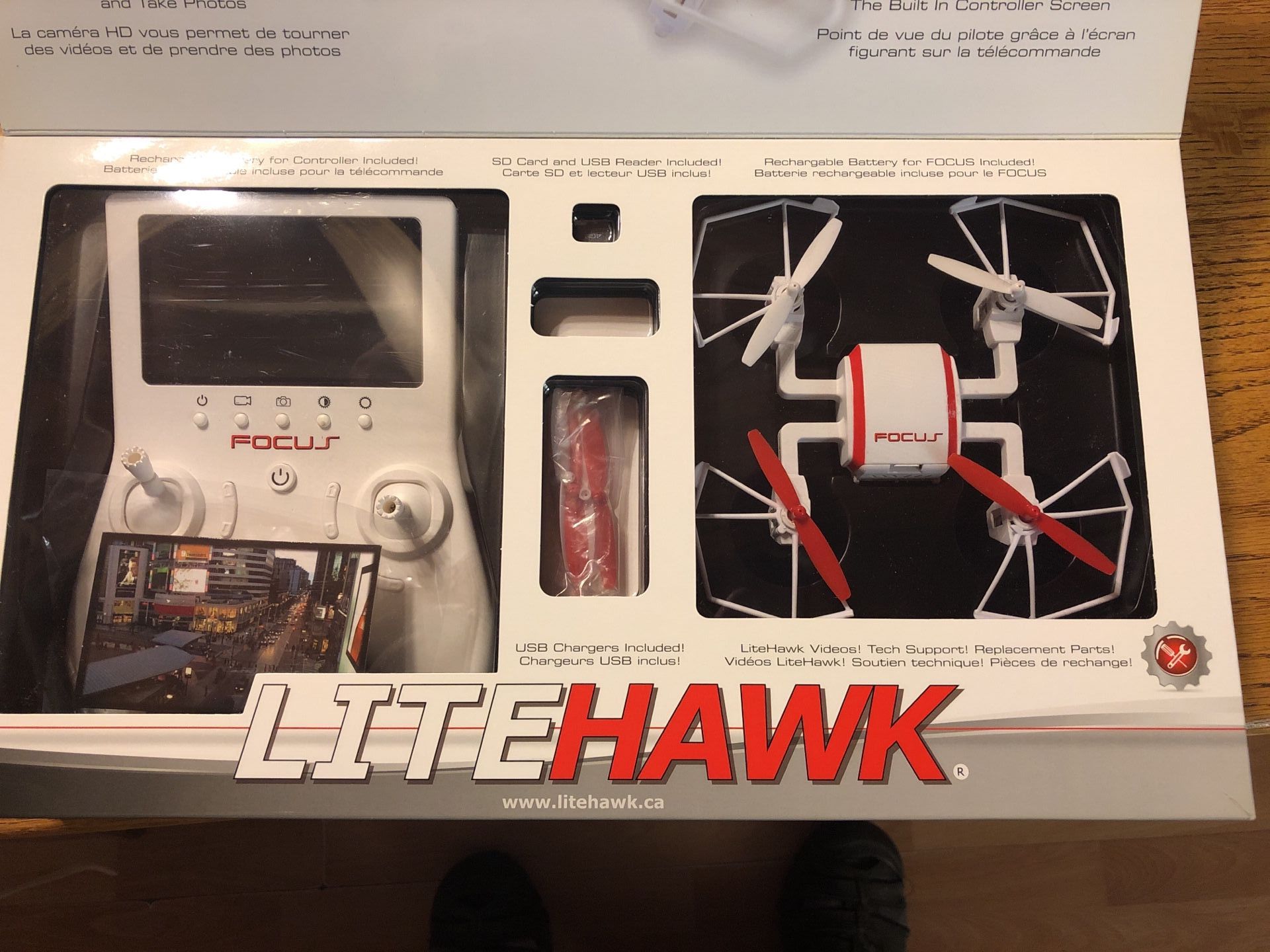 New in Box Litehawk FPV HD Drone
