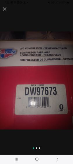 A/C Compressor W/ Clutch 08-12 Ford Mercury Mazda