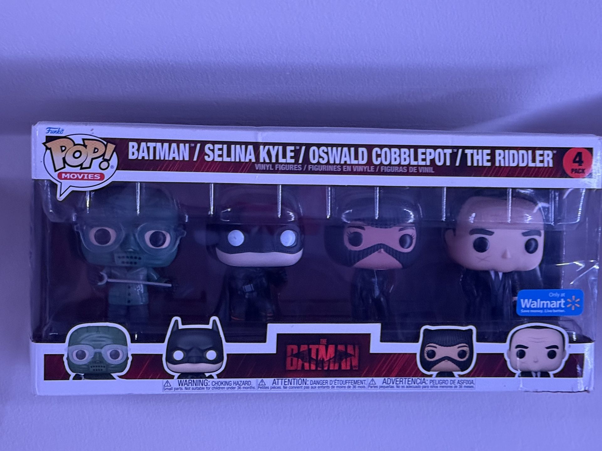 The Batman 4 Pack Funko Pop