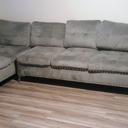 Gray  Sectional  
