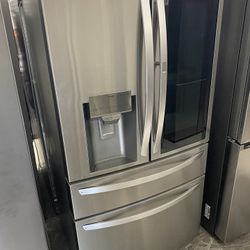 Stainless Steel 23 Cu. Ft. InstaView Door-in-Door Counter Depth Refrigerator