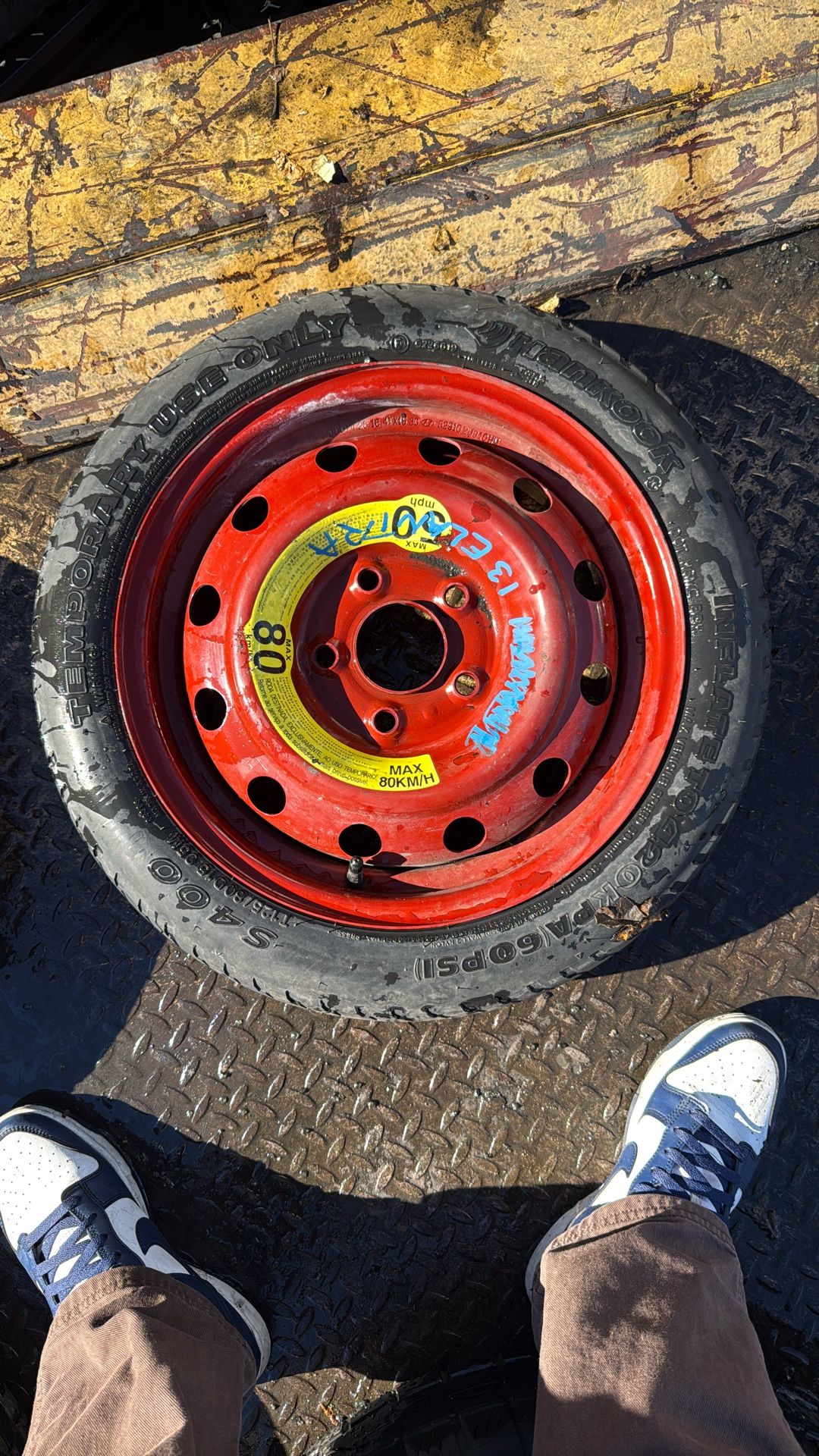 Hyundai Elentra 2013 Tire Spare 