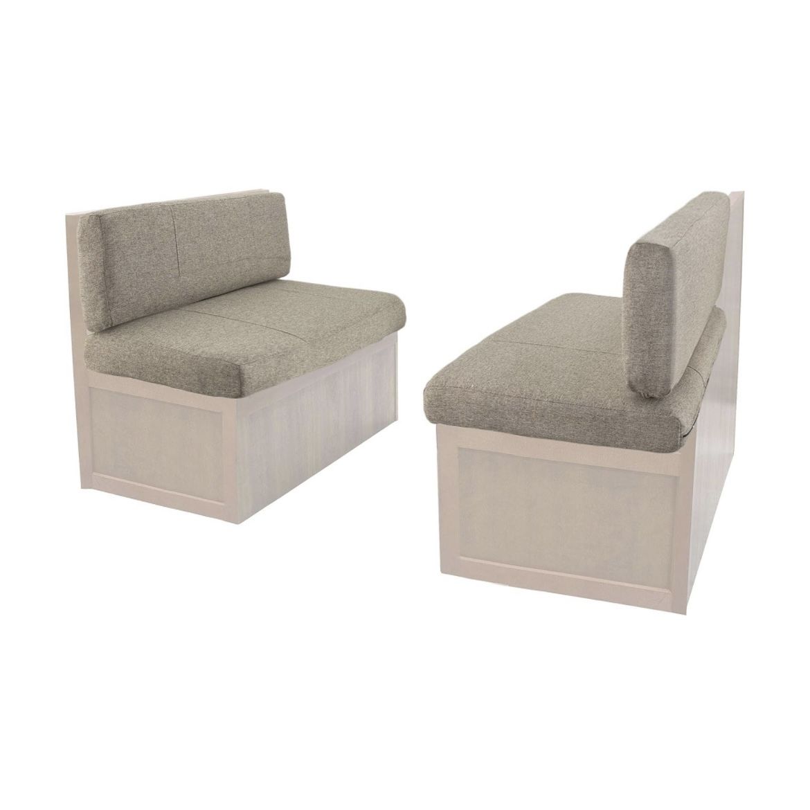 RecPro RV Dinette Booth Cushions with Memory Foam | Cloth | Camper Trailer | Bed | RV Furniture (40")