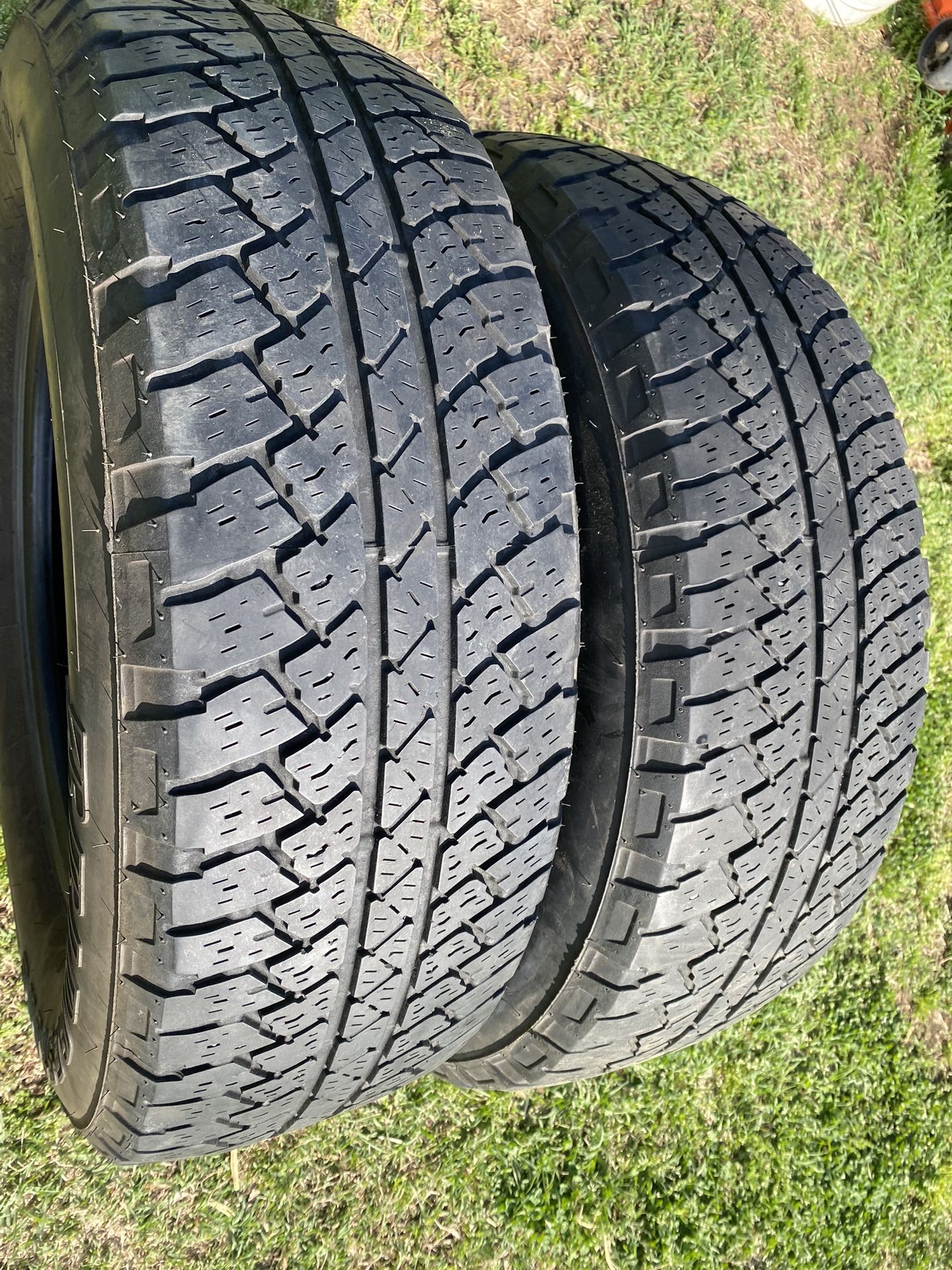 Set 2, 255-70-18 Tires