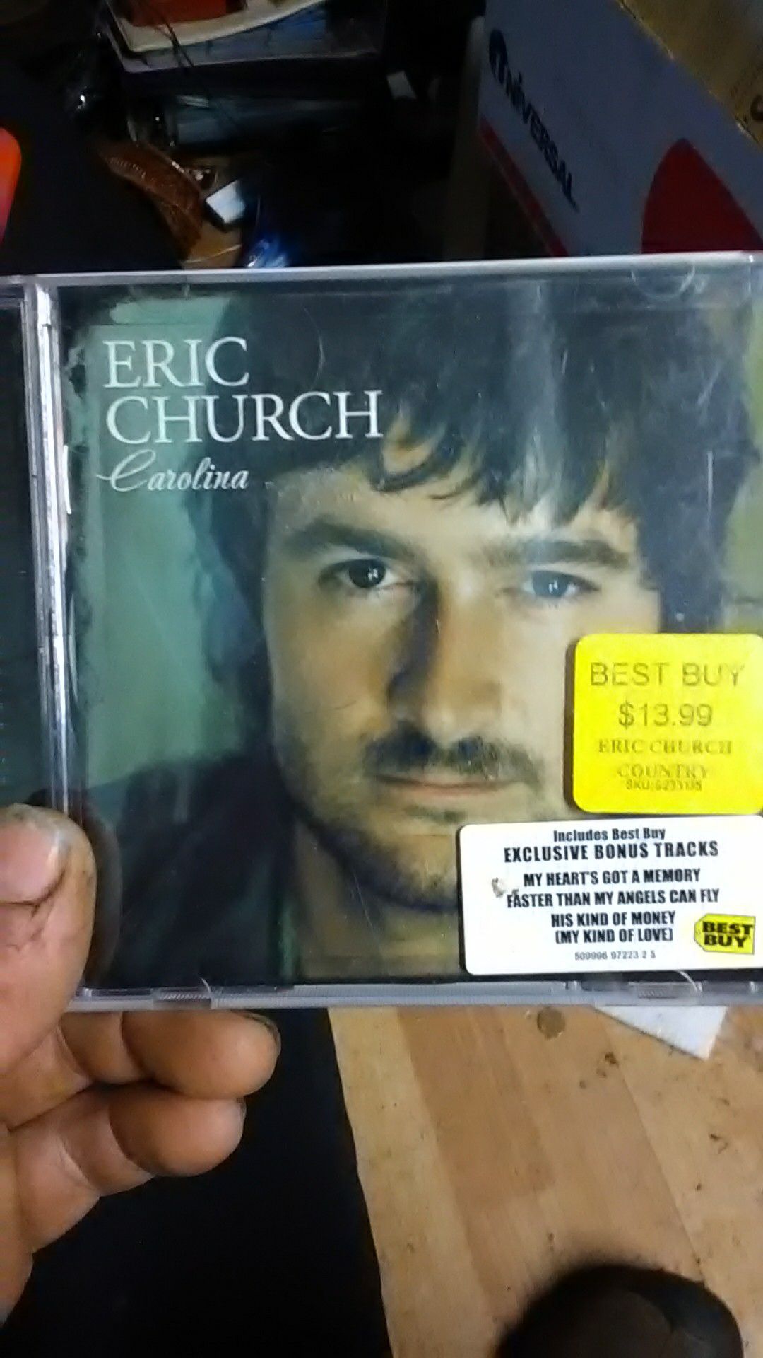 Eric Church Carolina new never opened original price 13.99