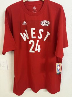 2023–14 LA Lakers Bryant Number 24 Adidas Tee 2Xl