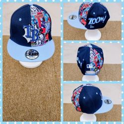 TAMPA BAY RAYS MLB BASEBALL ⚾️ SNAPBACK HAT. 