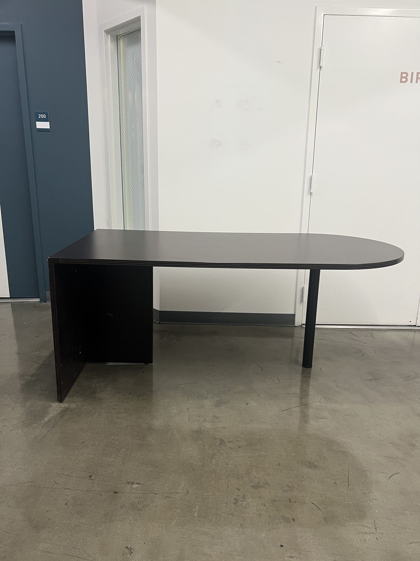 Table with Rounded Extension- Office Desk