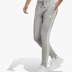 Size M Adidas Women Essentials 3-Stripes Fleece Pants
