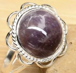 Size 4.75 solid sterling silver ring
