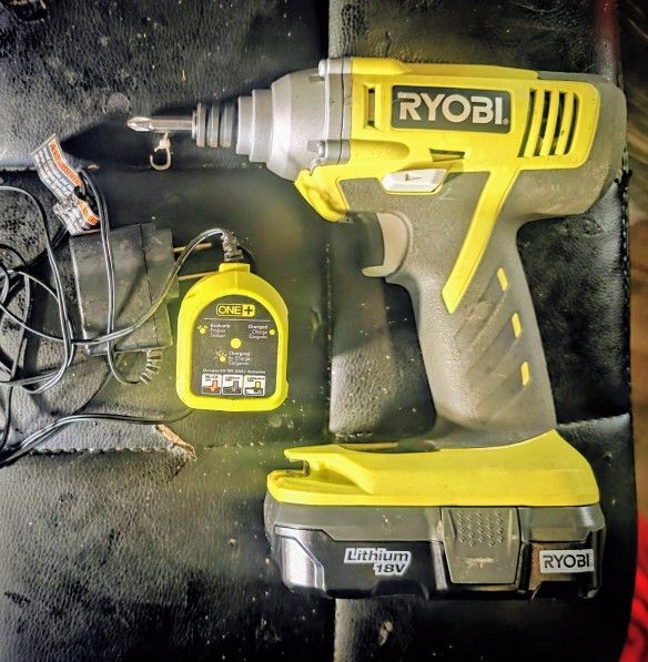 Ryobi Impact Driver With 1.5 Battery & Charger