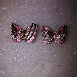 Rose Gold Costume Butterfly Rings $6