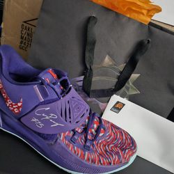 Cameron Payne Autographed Game Worn Shoe