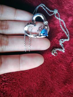 925 Silver Stamped Necklace18"