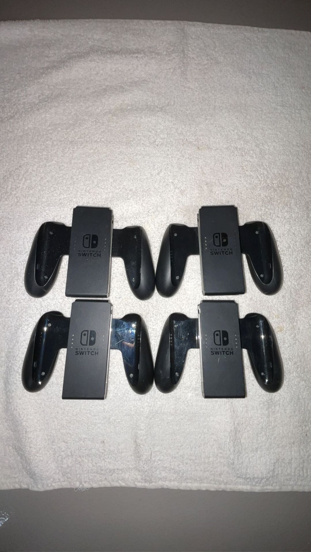 4 Genuine OEM Nintendo Switch Joy-Con Controller Comfort Grip Holders - HAC-011