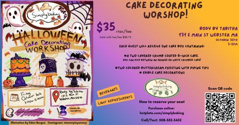 Cake decorating workshop