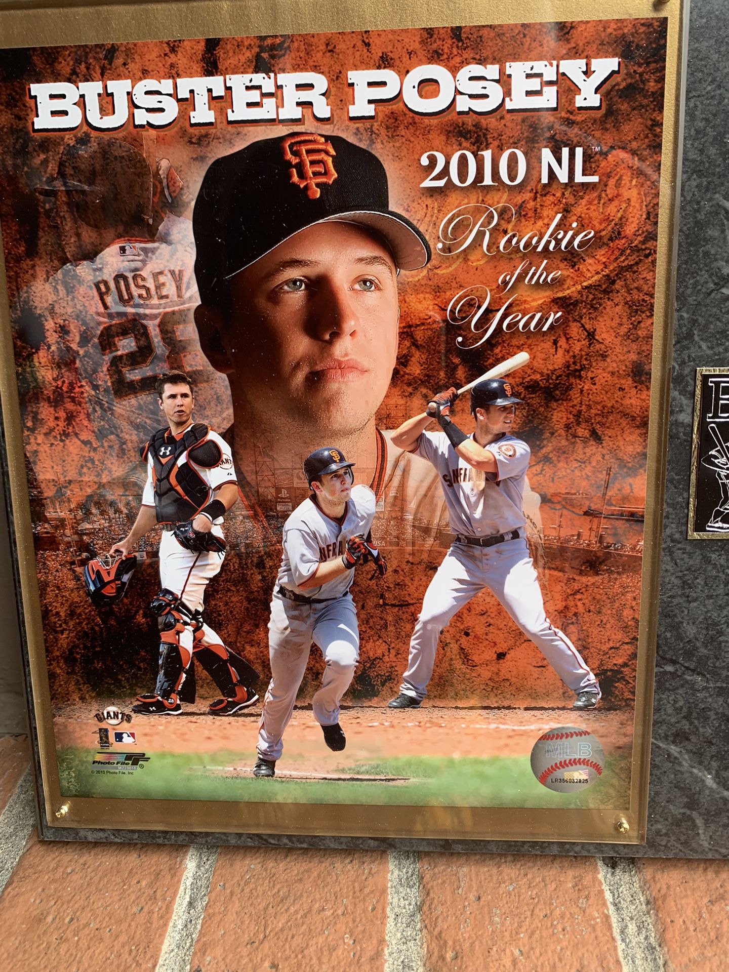 Buster Posey Plaque + T-shirt 