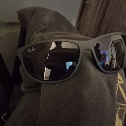 Ray-Ban Gray With Yellow Accent Ferrari Collection Sunglasses 