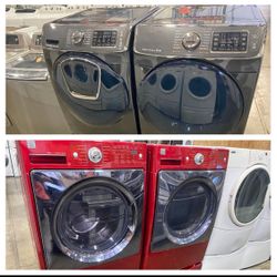 WASHER & DRYER ELECTRIC & GAS TOP & FRONT LOAD SETS* FREE WARRANTY ATTACHMENTS etc. …