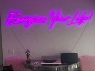 Hot Pink Neon Sign
