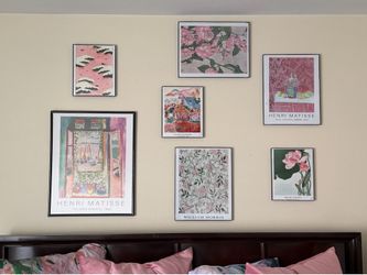 7 framed art photos