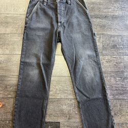 Winnie NY Charcoal Denim Jeans sz 34