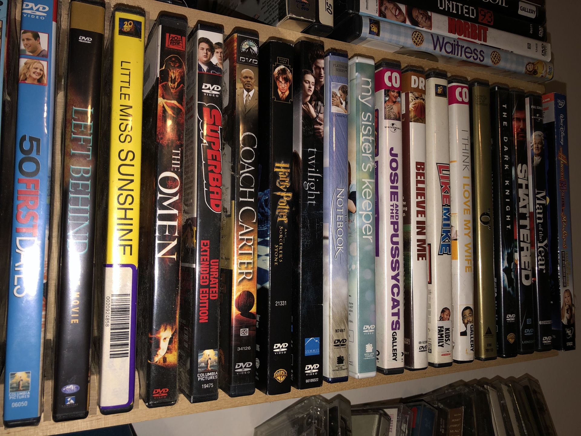 DVD’s and VHS