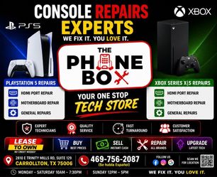 PS5 and Xboxes HDMI and all kind of repairs Done Starting at $49
