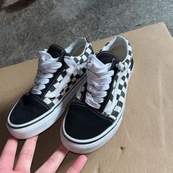 Checkered Vans