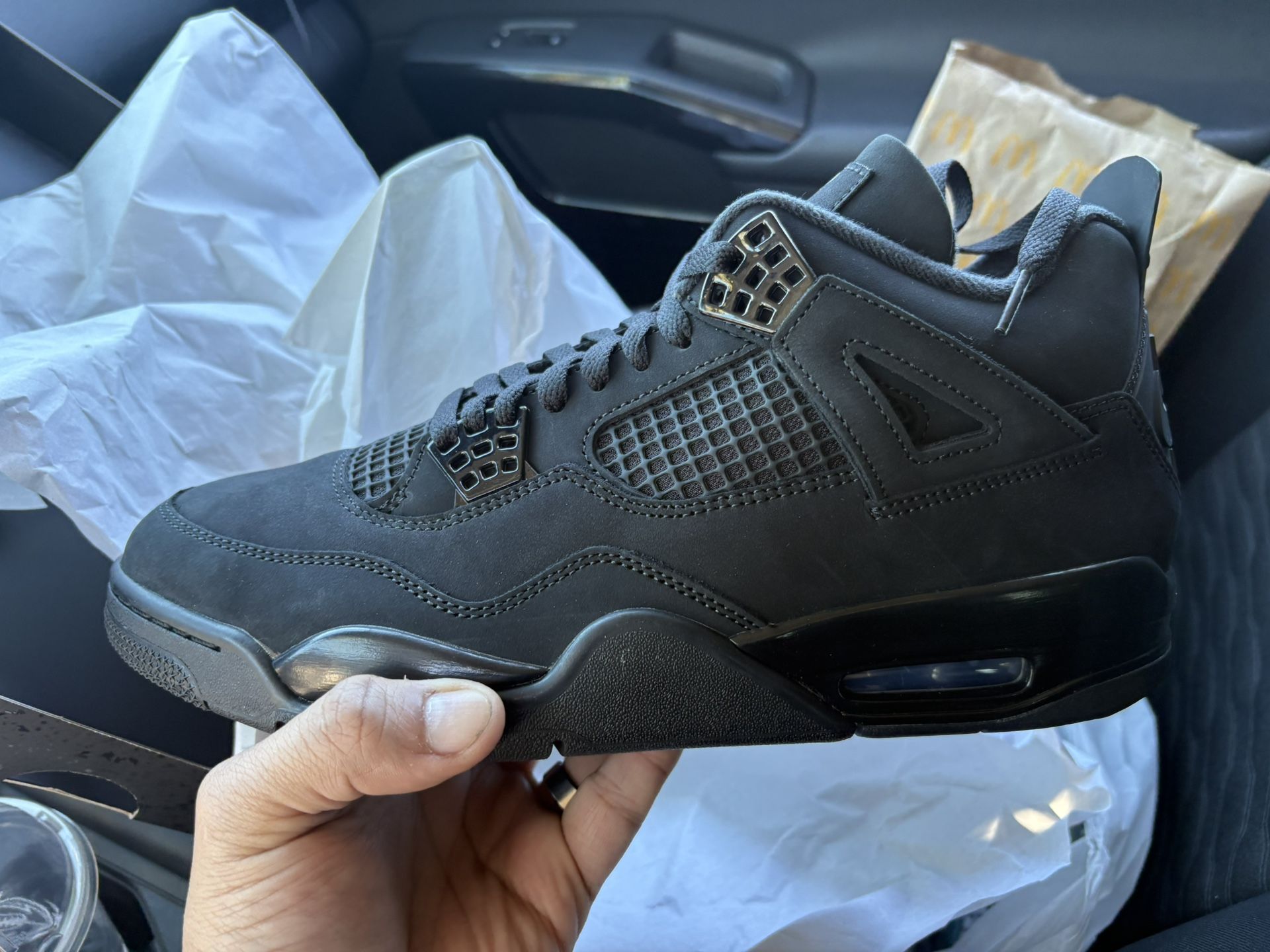 Nike Air Jordan Retro 4 IV Black Cat 2025 New With Receipt. $320 Cash 💰 Size 11 & 12 Left