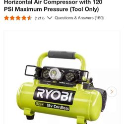 RYOBI  CONPRESOR  1 GALONDE AIRE 