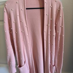 Women’s Cardigan with Pearls