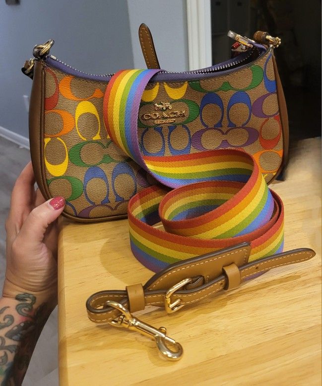 Coach Rainbow Pride Purse Crossbody