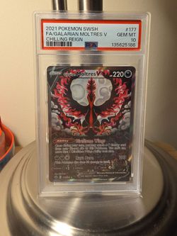 Pokemon Galarian moltres psa 10